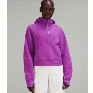 Like new lululemon oversized half-zip scuba hoodie